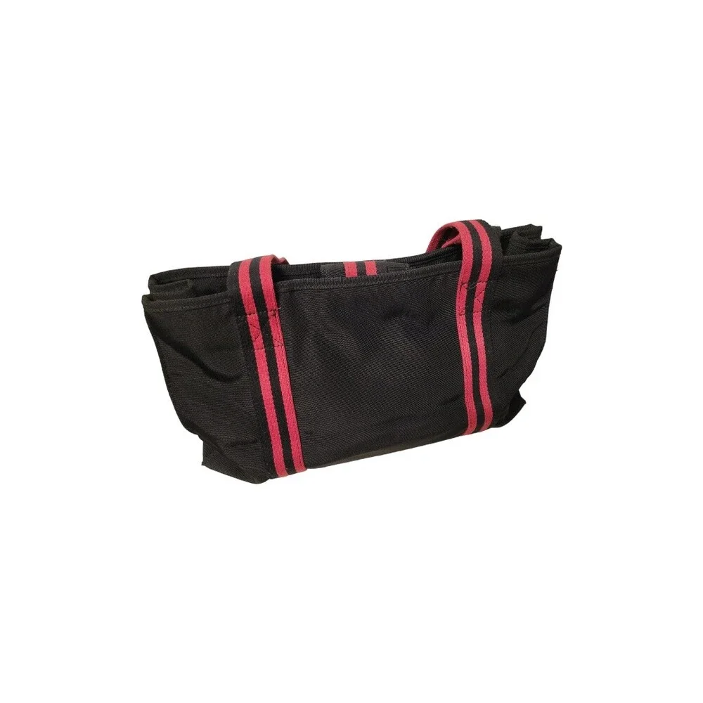 Tommy Hilfiger Tote Bag Women L Red Black Expandable